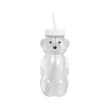 Honey Bear Straw Cup for Babies 8oz BPA-Free White