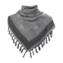 Lightweight Tasseled Wrap for Outdoor Adventures Travel and Versatile Neckwear Styles Dark Gray