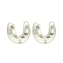 Set of 2 Robusts Closet Rod Supports Heavy Duty Rod Holder for Home Organization