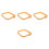 4Pièces Bandes Élastiques Silicone Durables Pour Moulage Plâtre Kaki 6