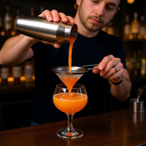 Ensemble de 9 passoires à cocktails en acier inoxydable 1