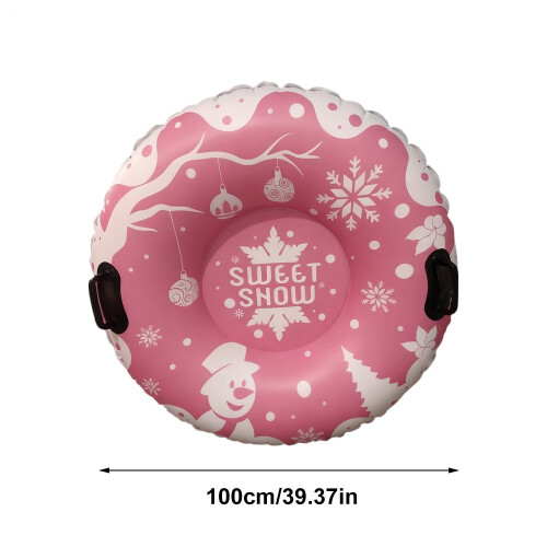 Inflatable Snow Tube Sled for Adults 1 Pack 1