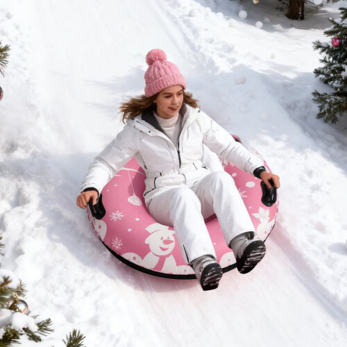 Inflatable Snow Tube Sled for Adults 1 Pack 2