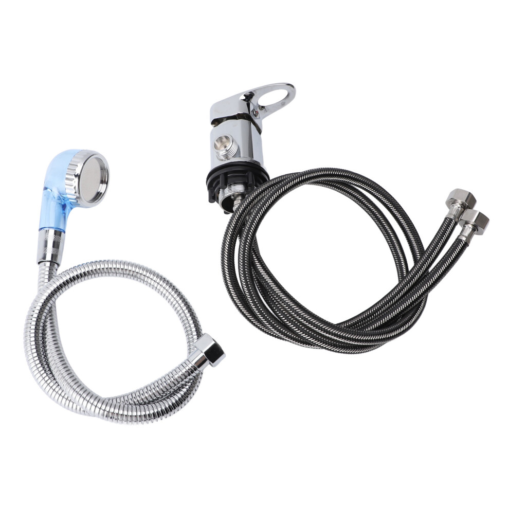 Blue 80Cm Salon Shampoo Bowl Faucet Kit With Sprayer Head & 70Cm Hose