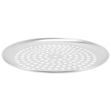 Pizzapanne i rustfritt stål med hull, 23 cm