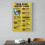 Vtipný plagát do kúpeľne – Bristol Stool Chart Art 5