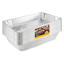 Bakvorm van aluminium voor eenmalig gebruik, formaat 21x13x3 inch