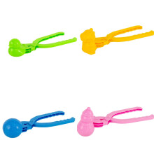 4PCS Snow Toys Snowball Maker Tool Winter Snow Toys Kit with Handle for Snow Ball Shapes Maker Fights Duck for Outdoor Snow Sand Molds