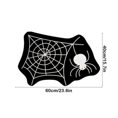Tapete de porta de veludo para o Halloween, 40 x 60 cm (16 x 24 polegadas) 2