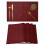 Weinrote Polyester-Tischsets, 12er-Set 1