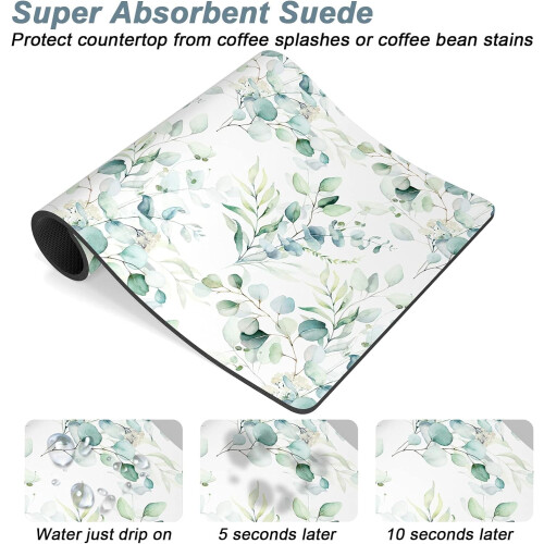 Tapis de bar à café absorbant 12 x 19 po 2