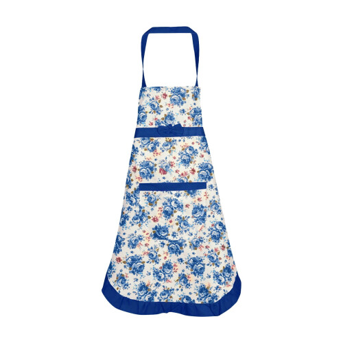 Blommigt köksförkläde – Vattentätt och justerbart, 1-pack 1