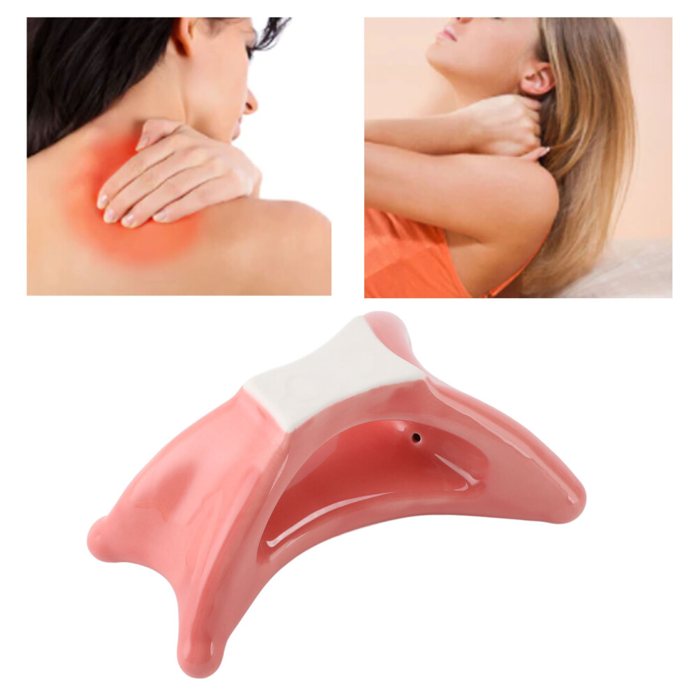 Ceramic Guasha Massage Tool for Face, Body & Lymphatic Drainage