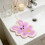 Rabbit-shaped kitchen hand towel purple absorbent 2