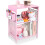 Pink nightstand with hooks and holder 1 piece 2