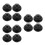 12Ensembles Crochets Accroche- PP Installation Facile 8
