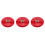 3Pièces Cloche Rouge Manuel Murale Inoxydable 4