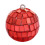 Silver Glass Mirror Disco Ball Ornament 1.57 Inch 2