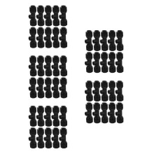 50Pcs Black Plastic Mister Nozzles for Garden Irrigation and Cooling