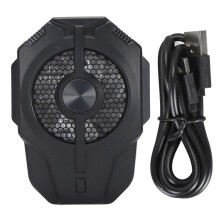 Lightweight Phone Cooler LED Temperature Display, Cooling Fan With Rechargeable Battery Semiconductor Refrigeration Gaming Ultra Quiet Universal