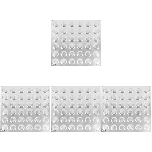 4Pcs Durable Stainless Steel Sidewalk Boards Practical Blind Bricks