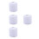 4Rolls Cotton Craft Rope White Soft Braided String for DIY Knitting 4