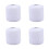 4Rolls Cotton Craft Rope White Soft Braided String for DIY Knitting 6