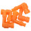 10Pièces Capuchon De Bougie Étanche Orange Pour Pièces Durable 2