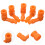 10Pièces Capuchon De Bougie Étanche Orange Pour Pièces Durable 10
