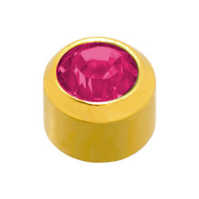 Caflon Birthstones Stud Earrings Gold Plated October (12)