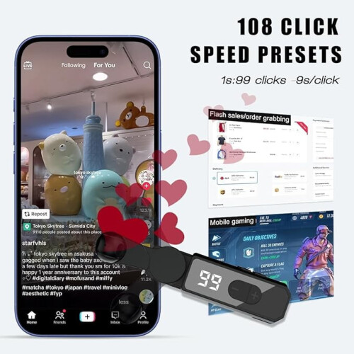 Bärbar automatisk klickare för iPhone och Android 2
