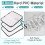 3 Pcs Clear Hard Zipper Case Plastic Pouch for Cosmetics, Travel Organizer, Documents, Electronics 3