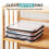 3 Pcs Clear Hard Zipper Case Plastic Pouch for Cosmetics, Travel Organizer, Documents, Electronics 4