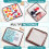 3 Pcs Clear Hard Zipper Case Plastic Pouch for Cosmetics, Travel Organizer, Documents, Electronics 6