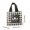 Sammenfoldelig julegavepose sort non-woven 18,5 x 9,5 cm 3