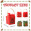 Christmas cookie box with window 3.3x3.9x3.3 inch 2