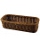 1Pack Brown Wicker Cutlery Basket for and Ventilation 1