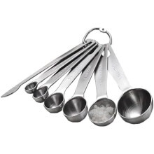 Ensemble de 5 tasses à mesurer en acier inoxydable