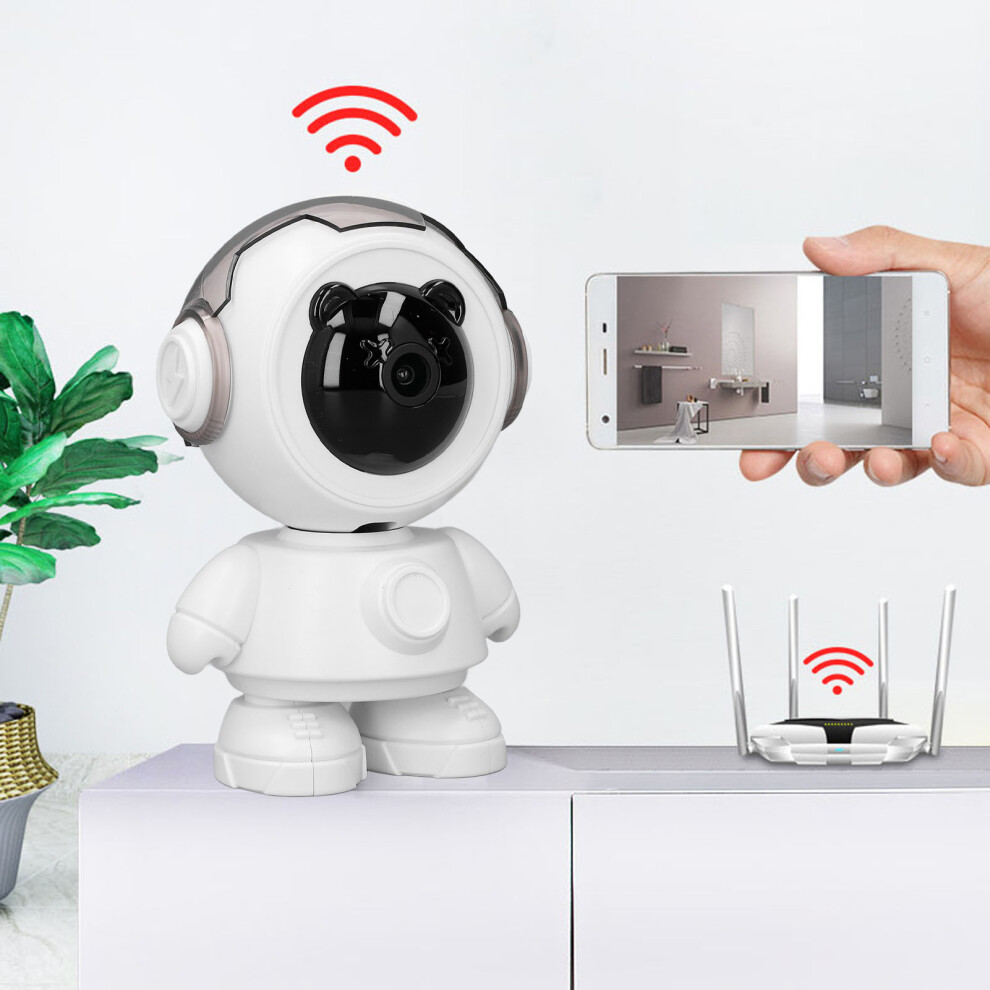 Wireless 1080P Security Camera With Auto Tracking And Night Vision App Control 9461386363034