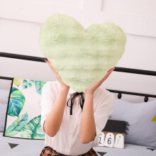 Valentine's Day Heart Shaped Pillows - Short Puffy Heart Shaped Decorative Pillows - Cute Soft Pillows As A Children's Living Room And Sofa