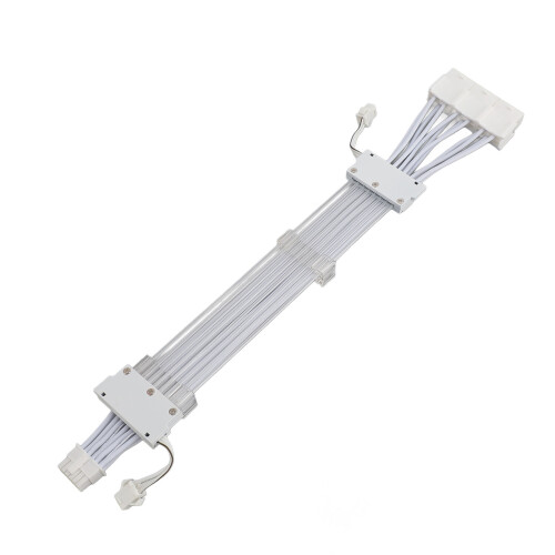Câble d’extension PCIe 5.0 16AWG blanc RTX3090Ti
