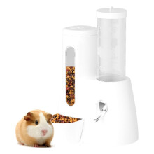 Self-Dispensing Pet Feeder & Waterer Set for Rabbit, Ferret, Guinea Pig, Dog, Cat, Pig, Chinchilla, Hedgehog