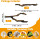 Natural Grapevine Bird Perches for Small Birds 5pcs 1
