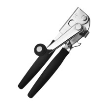 Commercial Can Opener with, Manual Heavy Duty Folding Hand Crank Can Opener Smooth Stainless Steel Handheld Function Can Opener