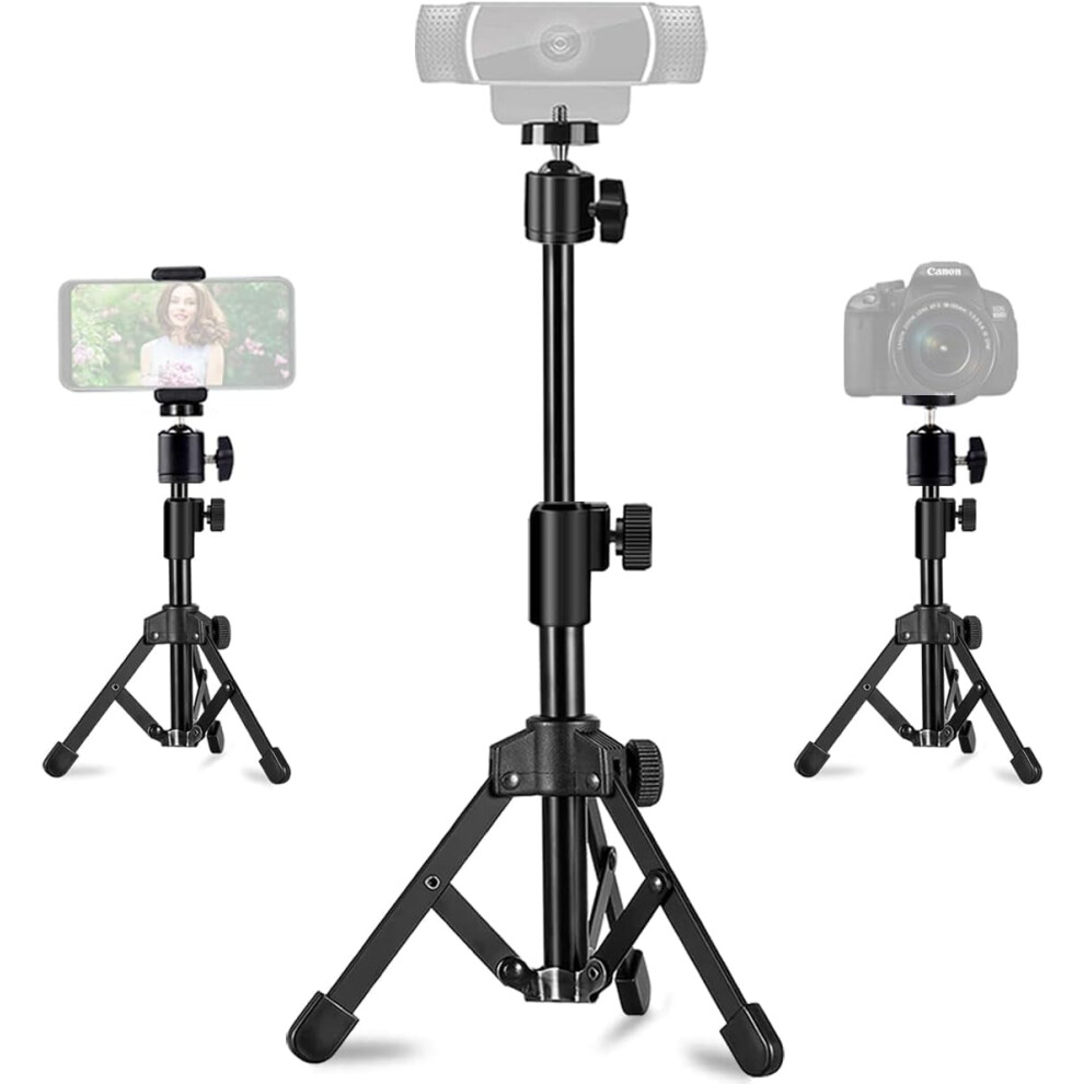 Extendable Webcam Tripod Stand For Camera/Phone/Webcam Â Compatible With C925e, C922x, C922, C930e, C930, C920, C615 & Iphone/Ring Light 9336866697452
