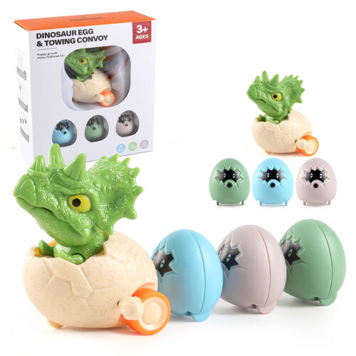 Dinosaur Egg Billeke med Magnetisk Kobling 4Pcs