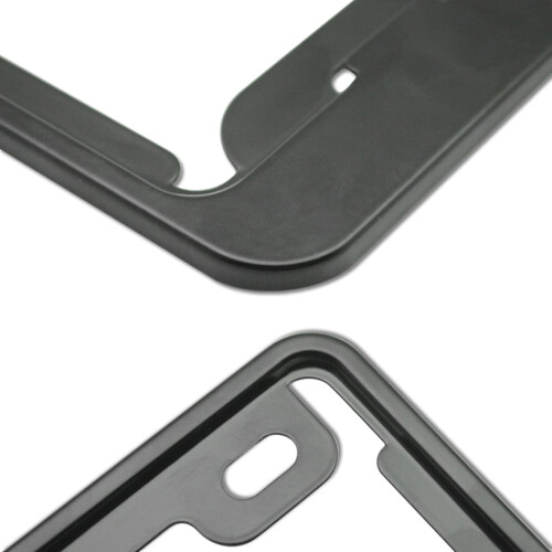 Rustproof Motorcycle License Plate Frames 2 Holes License License Plate Frame 1
