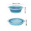 Hopfällbart handfat i plast, 30x30 cm, 1-pack 3