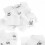 500Pcs White Rectangular Polyester Size Tags for Clothing Labels Garments Manufacturing Supplies 3