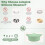 Panier vapeur en silicone pour micro-ondes – Vert, 600 ml 5